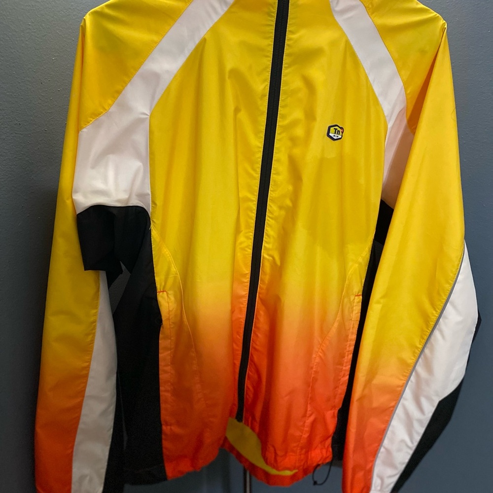 Nike Lab TN Track Jacket AR5793-719 Sunset Orange Yellow Black Small Rare